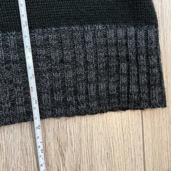 Notations Black & Grey Knit Sweater Dress Size Large - Picture 9 of 9